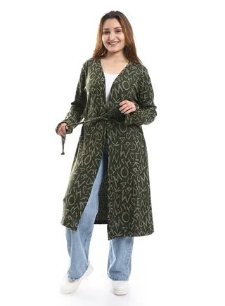 Open Neckline Cardigan 