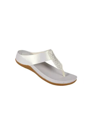 092-2593 Michelle Morgan Ladies Casual Sandals Silver 114RC275 