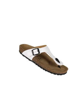 Biochic Ladies Slim Thong Sandals 012-459 1830PR-White 