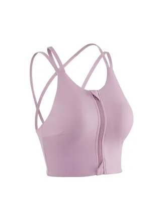 Women's shock-proof running push-up yoga vest with suspenders all-in-one fitness bra. 