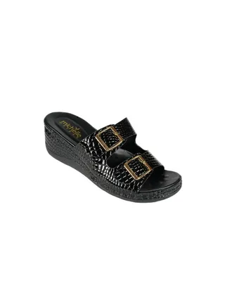092-2816 Michelle Morgan Ladies Casual Sandals 314F7803 Black 