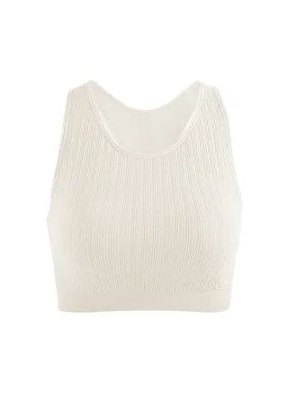 Sports vest fitness underwear shock-absorbing running bra wearing a top beautiful back yoga clothes. 
