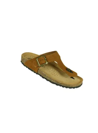 Biochic Ladies Slim Thong Sandals 012-455 230Q-Cuoio 