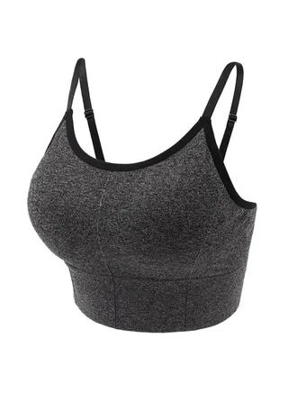 Running fitness sports underwear casual youth push-up halter beauty back no underwire bra cover. 