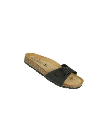 Biochic Ladies Single Strap Sandals 012-473 237K-Black 