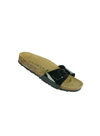 Biochic Ladies Single Strap Sandals 012-480 1837-Black 