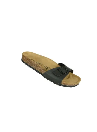 Biochic Ladies Single Strap Sandals 012-472 1837-Black 