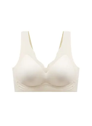 Seamless underwear Push-up sports vest style underwire free summer bra cover. 
