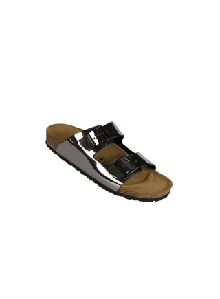 Biochic Ladies Double Strap Sandals 012-441 1800T-Anthrazit 