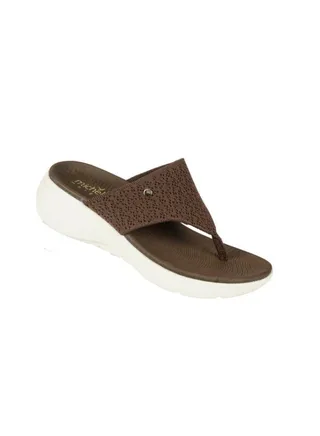 092-2640 Michelle Morgan Ladies Casual Sandals Dark Brown 214RJ531 