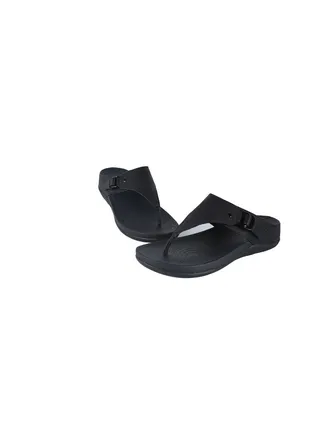 092-2324 Michelle Morgon Ladies Casual Low Heel Sandals Black 