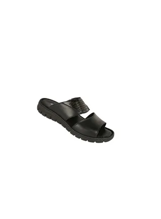 Ladies Flat  Sandals 93463-AR Black 