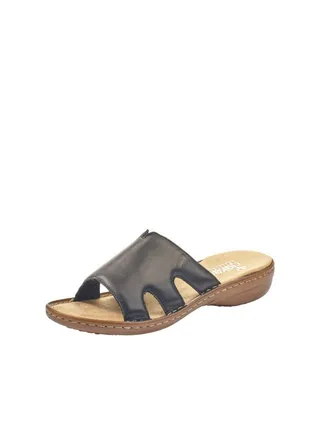 Rieker Ladies Casual Sandals 60824-00 Regina Black 116-1108 