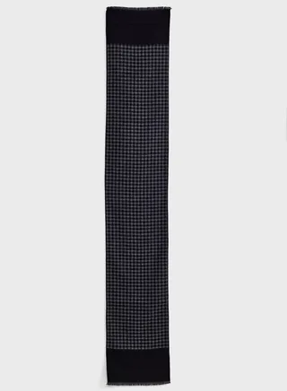 Lightweight Check Winter Scarf