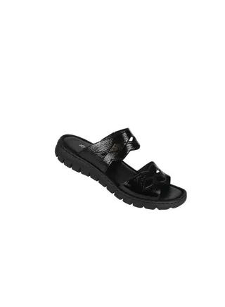 Josef Seibel Ladies Flat Sandals 93466-AR65100 Black 36 