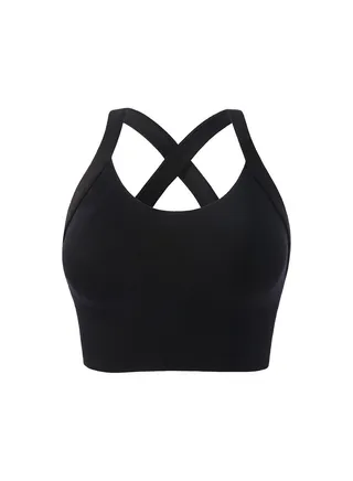 Sports bra Breathable high-strength shock-proof running yoga vest anti-sagging beauty back holding up underwire underwear. 
