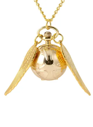 unisex Wing Metal Analog Pocket Watch 