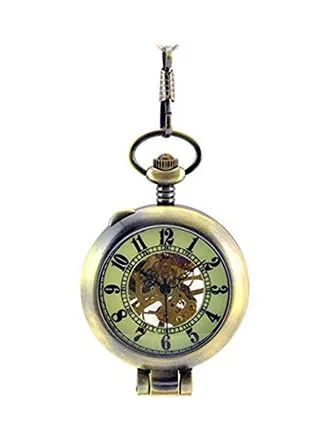 Analog Metal Pocket Watch PCBH054 