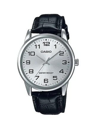 Men's Enticer Analog Watch MTP-V001L-7BUDF - 38 mm - Black 