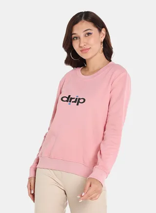 Pop-Over Pullover Pink 