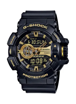 Men's Analog Plus Digital Round Water Resistance Wrist Watch GA-400GB-1A9DR 
