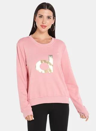 Pop-Over Pullover Pink 