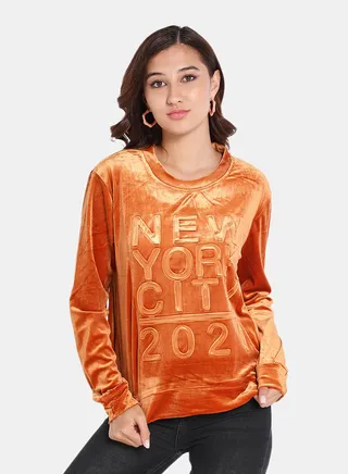 Pop-Over Pullover Brown 