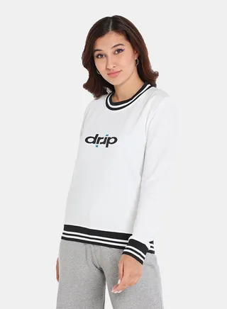 Pop-Over Pullover Off White 