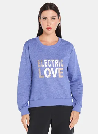 Pop-Over Pullover Royal Blue 