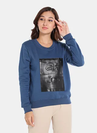 Pop-Over Pullover Navy 