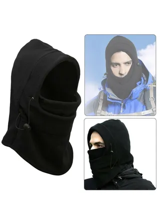Full Face Mask Cap Neck Cover Winter Ski Hat, Outdoor Unisex Winter Fleece Hats Bicycle Ski Warm Wind Proof Face Mask Hood for Mens Women 