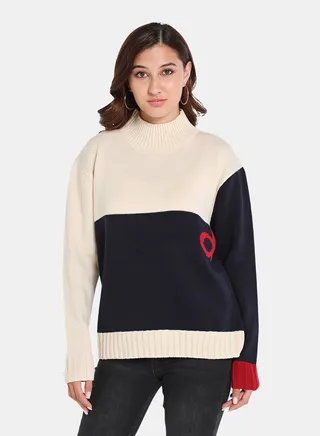 Casual Pullover Multicolour 