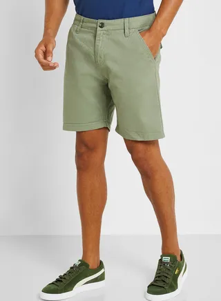 Mens Cotton Twill Chino Short
