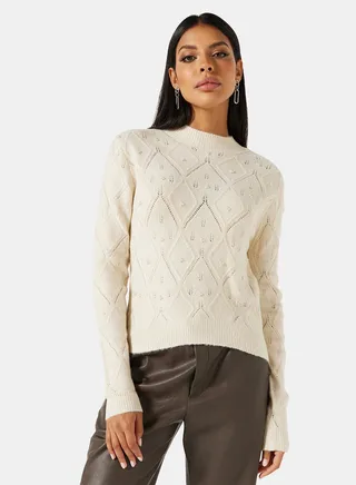 Knit Long Sleeve Sweater 