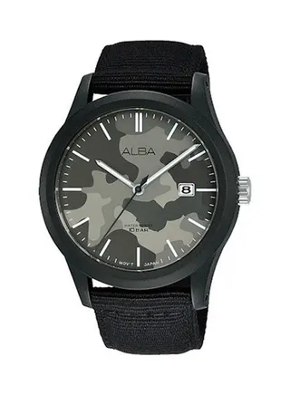 Men's Fabric  Analog Wrist Watch AS9K33X 