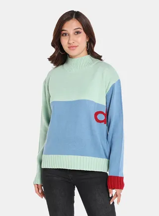 Casual Pullover Multicolour 