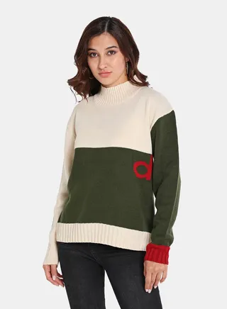 Casual Pullover Multicolour 