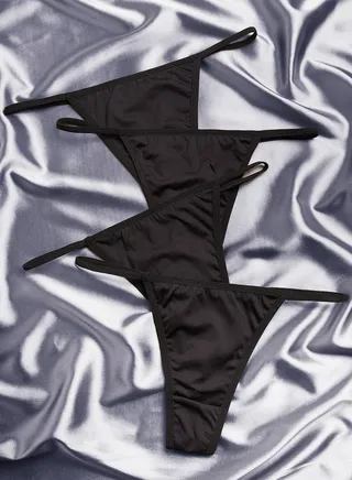 Mesery Bundle OF (4) - No Show Cotton Panties 
