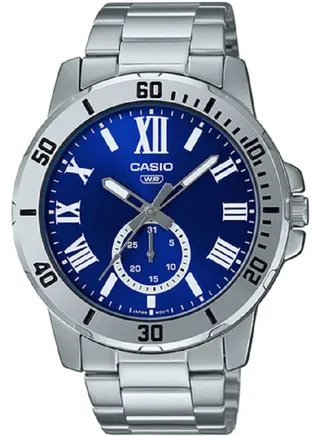 Stainless Steel Analog Wrist Watch MTP-VD200D-2BUDF 