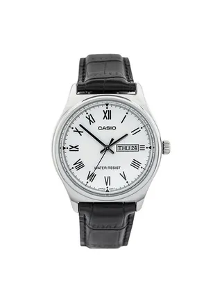 Leather Analog Watch MTP-V006L-7BUDF 