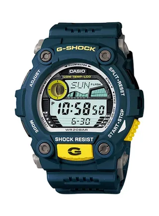 Men's Digital Round Water Resistance Wrist Watch G-7900-2DR 