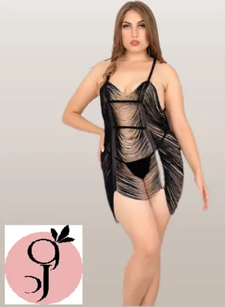 Short lingerie, from ward , without sleeves - open chest 