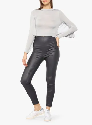 Angel Sleeve Sweater Grey 
