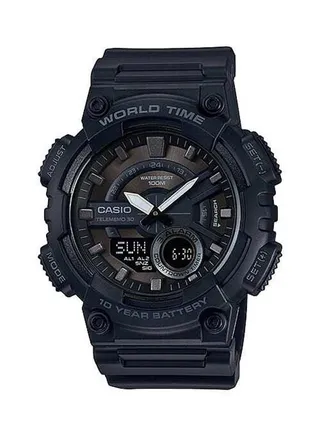 Rubber Analog Watch AEQ-100W-1BVDF 