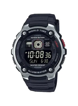 Men's Water Resistant Digital Watch AE-2000W-1BVDF - 52 mm - Black 