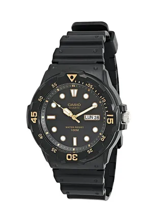 Men's Resin Analog Watch MRW-200H-1EVDF - 48 mm - Black 