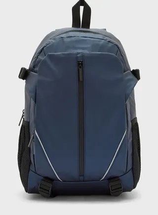 Fashionable Casual Backpack Blue 