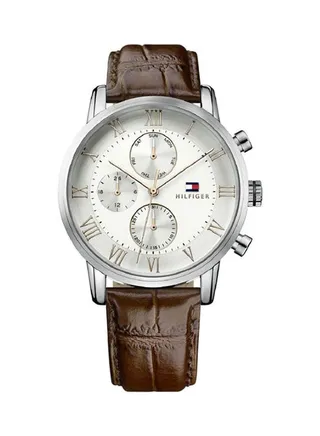 Men's Leather Chronograph Buckle Watch 1791400 