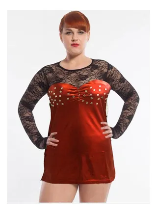 SHORT LINGERIE PVC DRESS WITH RHINOSTONE ON CUPS 