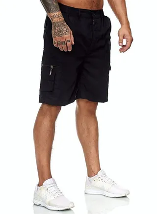 Men's Gym Workout Running Shorts Athletic Lightweight Shorts Quick-Dry Fitness Shorts With Pockets 